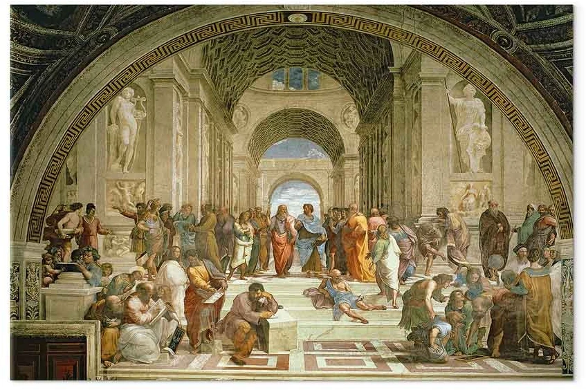 Paveikslas Raphael - Atėnų mokykla