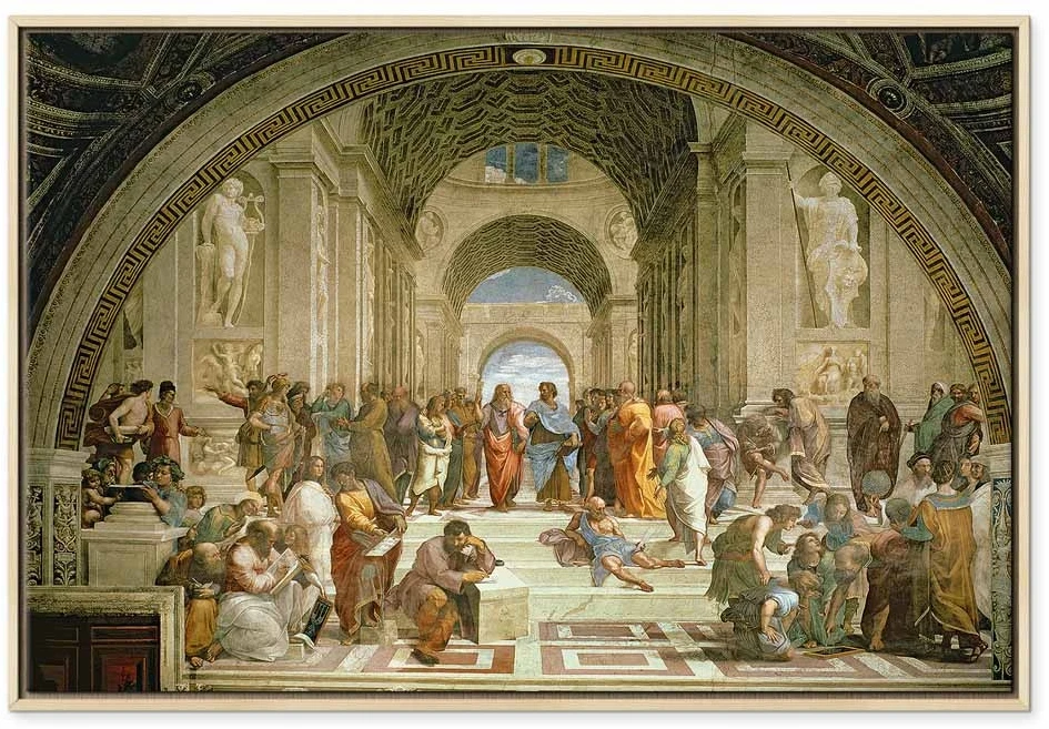 Paveikslas Raphael - Atėnų mokykla