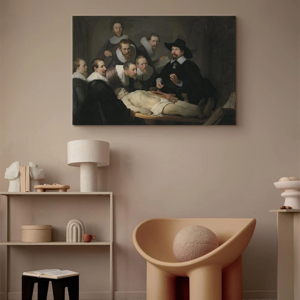 Paveikslas Rembrandt - Daktaro Tulpo anatomijos pamoka