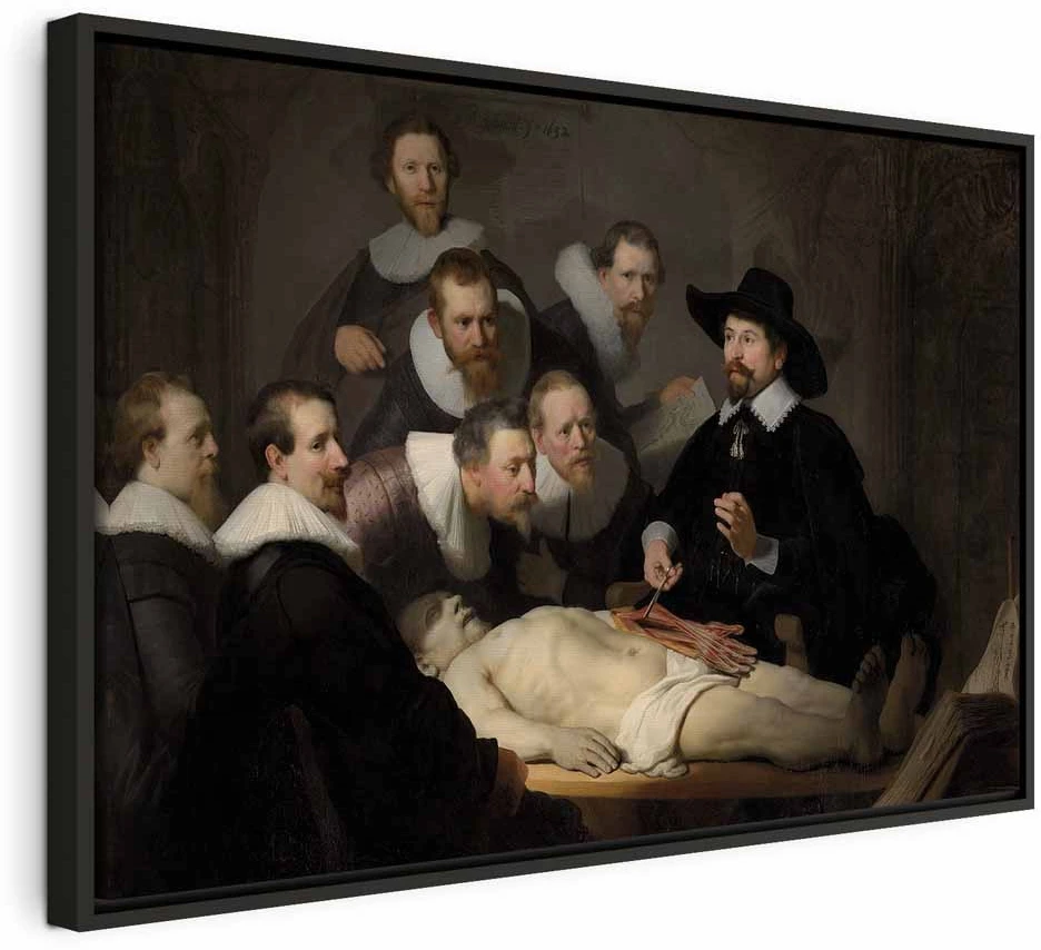 Paveikslas Rembrandt - Daktaro Tulpo anatomijos pamoka