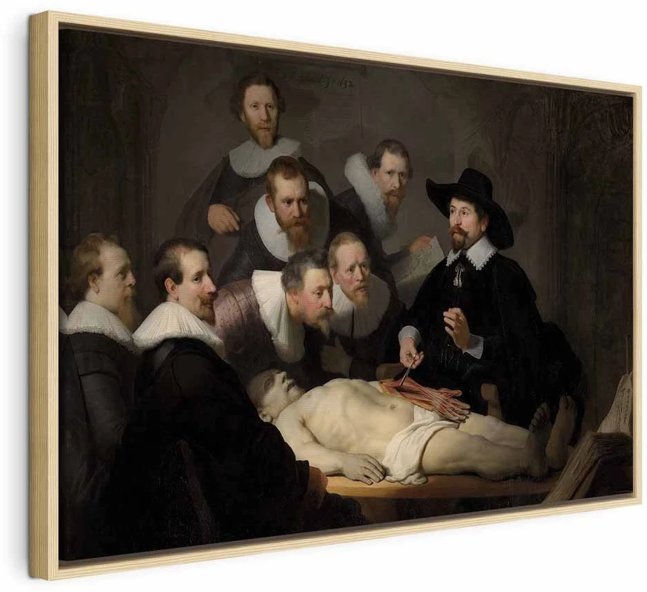Paveikslas Rembrandt - Daktaro Tulpo anatomijos pamoka