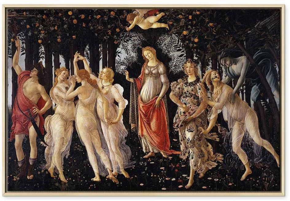 Paveikslas Sandro Botticelli - Pavasaris