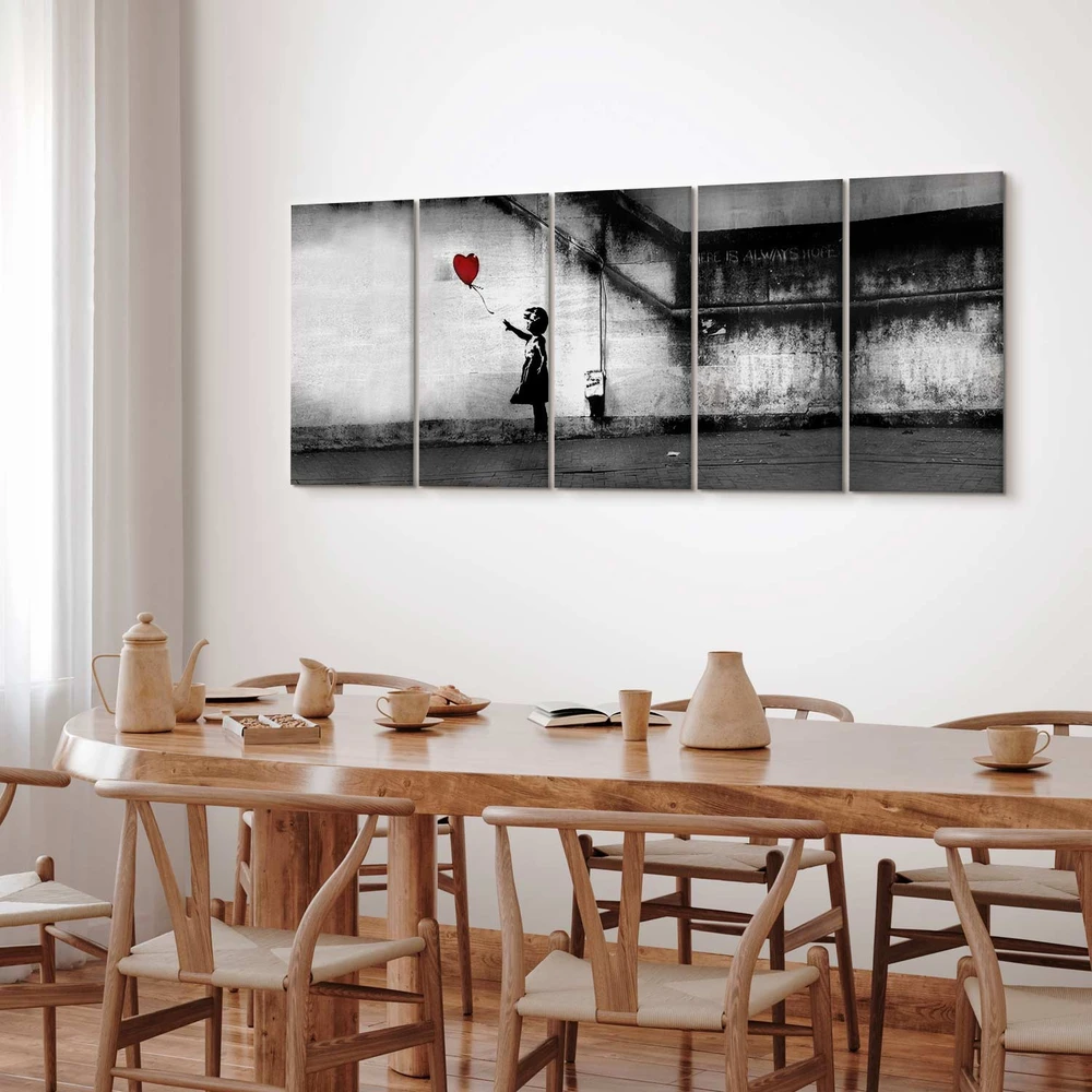 Paveikslas Skrendantis balionas (Banksy)