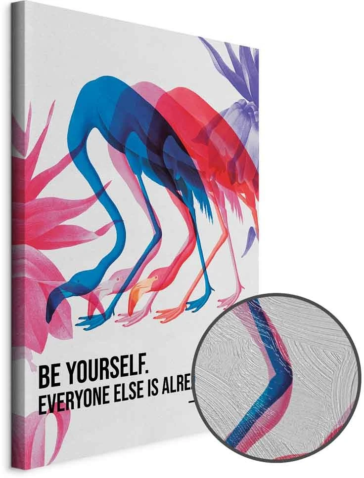 Paveikslas Spalvingi flamingai