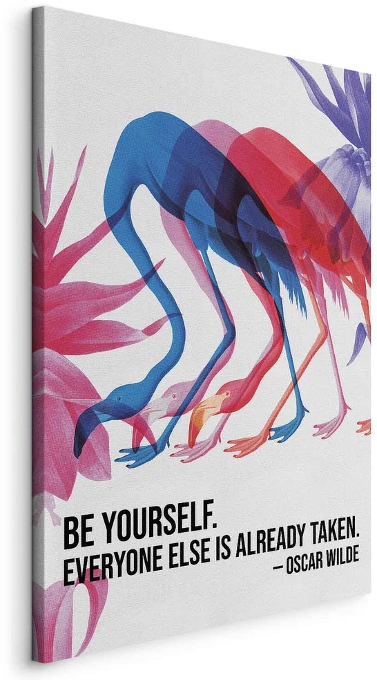 Paveikslas Spalvingi flamingai