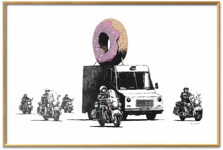 Paveikslas - Spurga ir policija