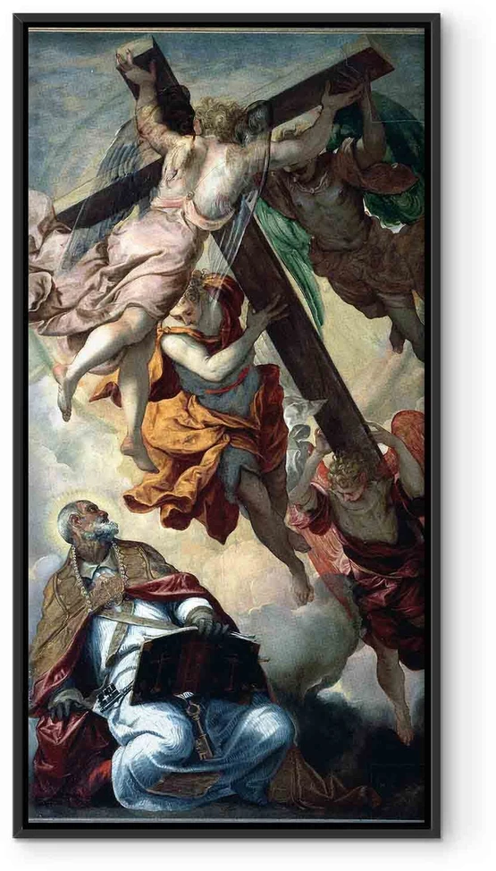 Paveikslas Tintoretto - Kryžiaus apsireiškimas šv. Petrui