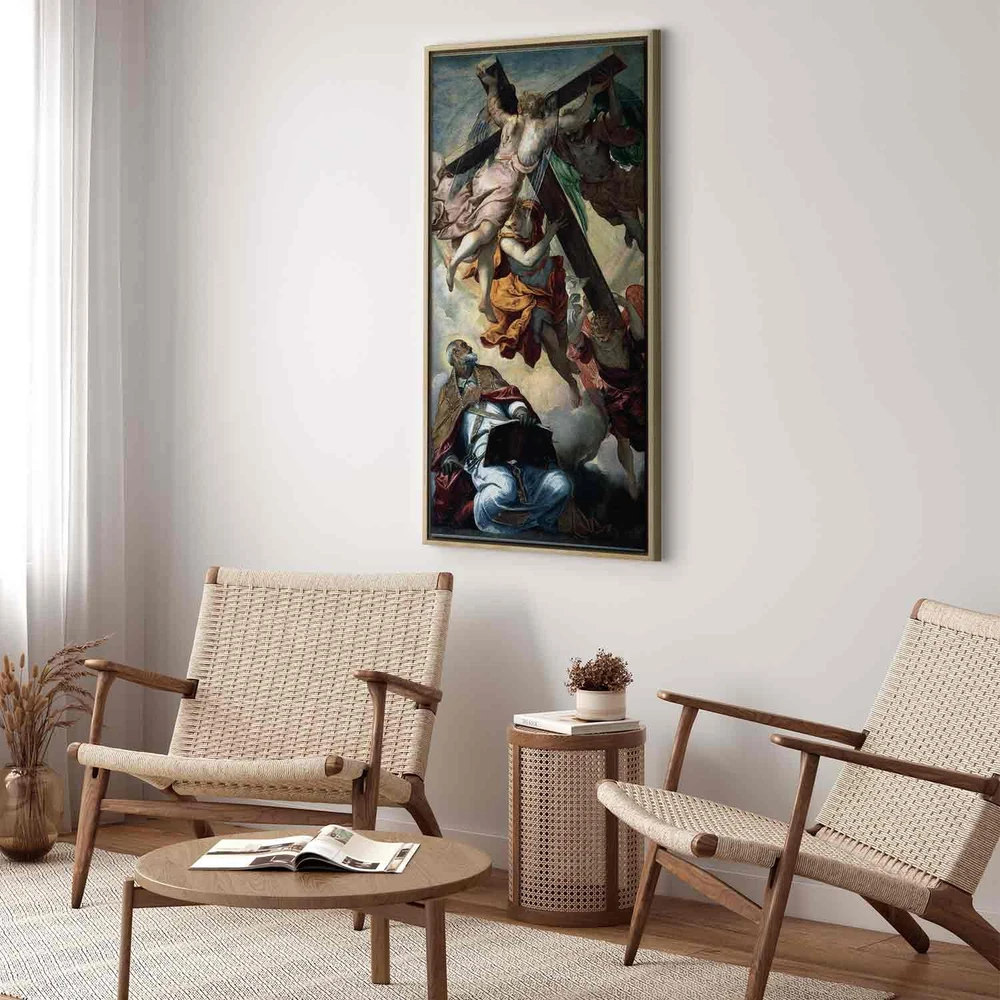 Paveikslas Tintoretto - Kryžiaus apsireiškimas šv. Petrui