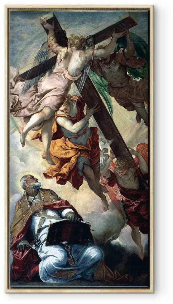 Paveikslas Tintoretto - Kryžiaus apsireiškimas šv. Petrui