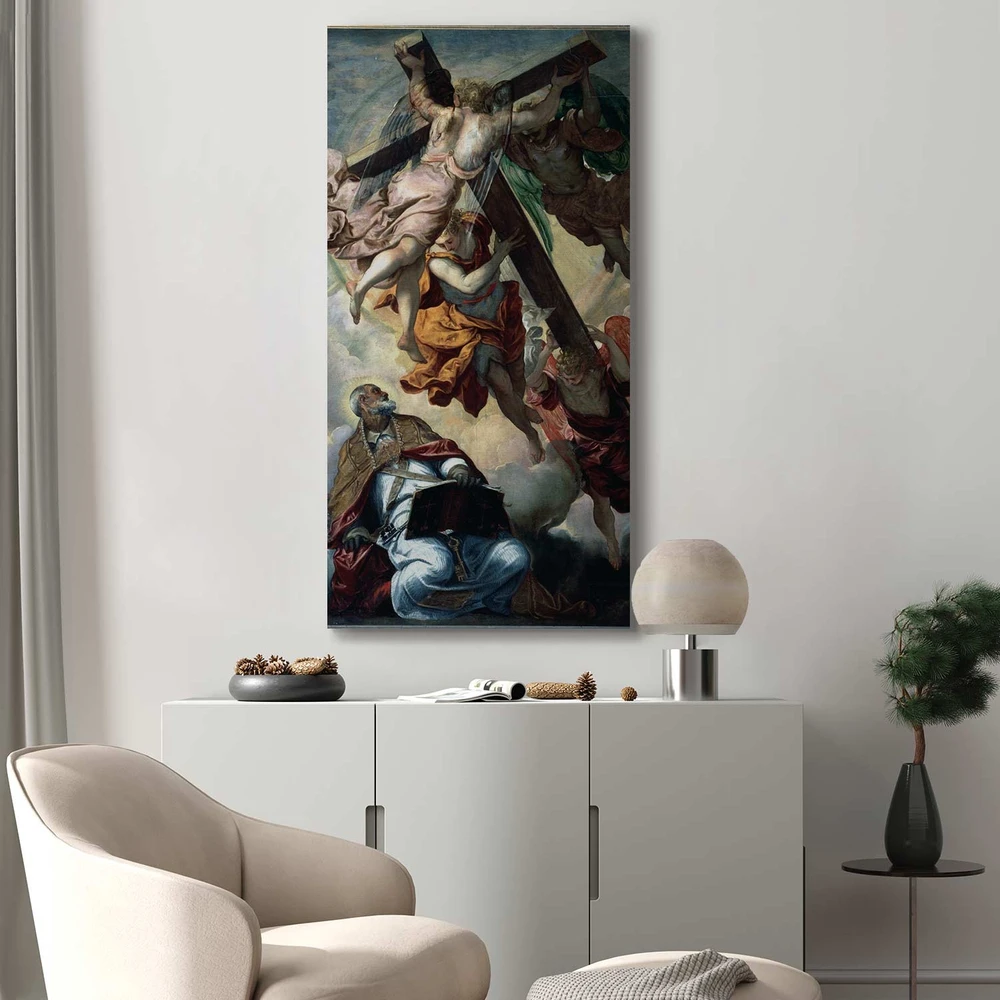 Paveikslas Tintoretto - Kryžiaus apsireiškimas šv. Petrui