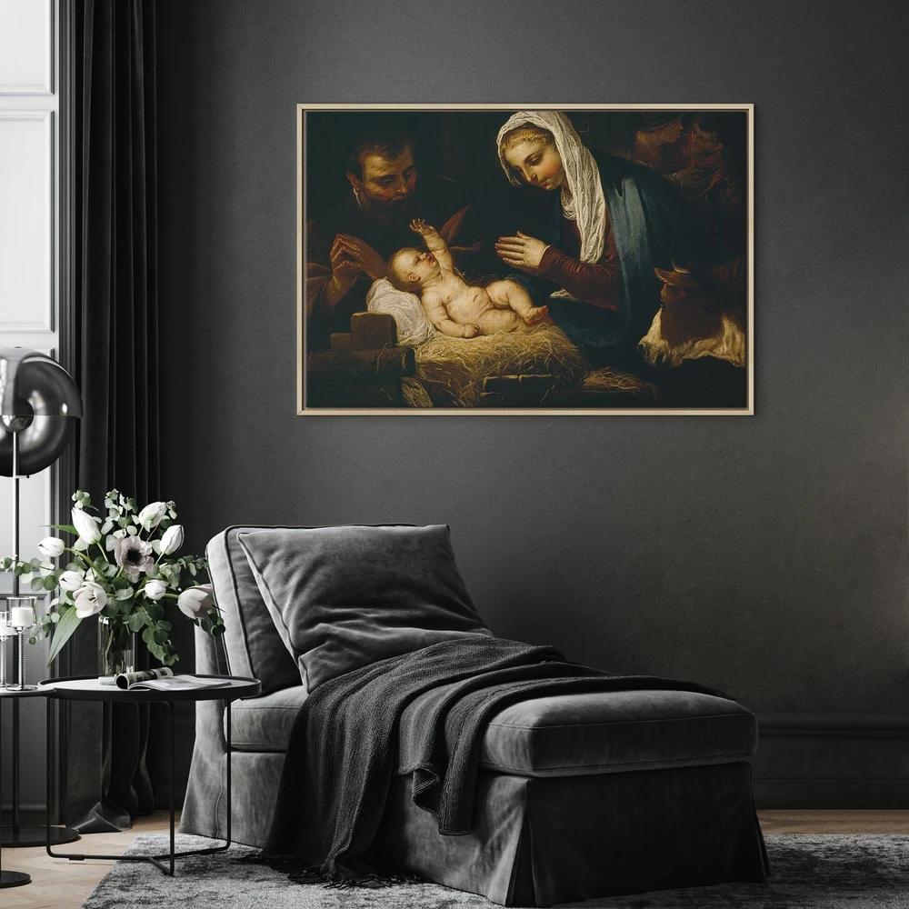 Paveikslas Tintoretto - Šventoji šeima