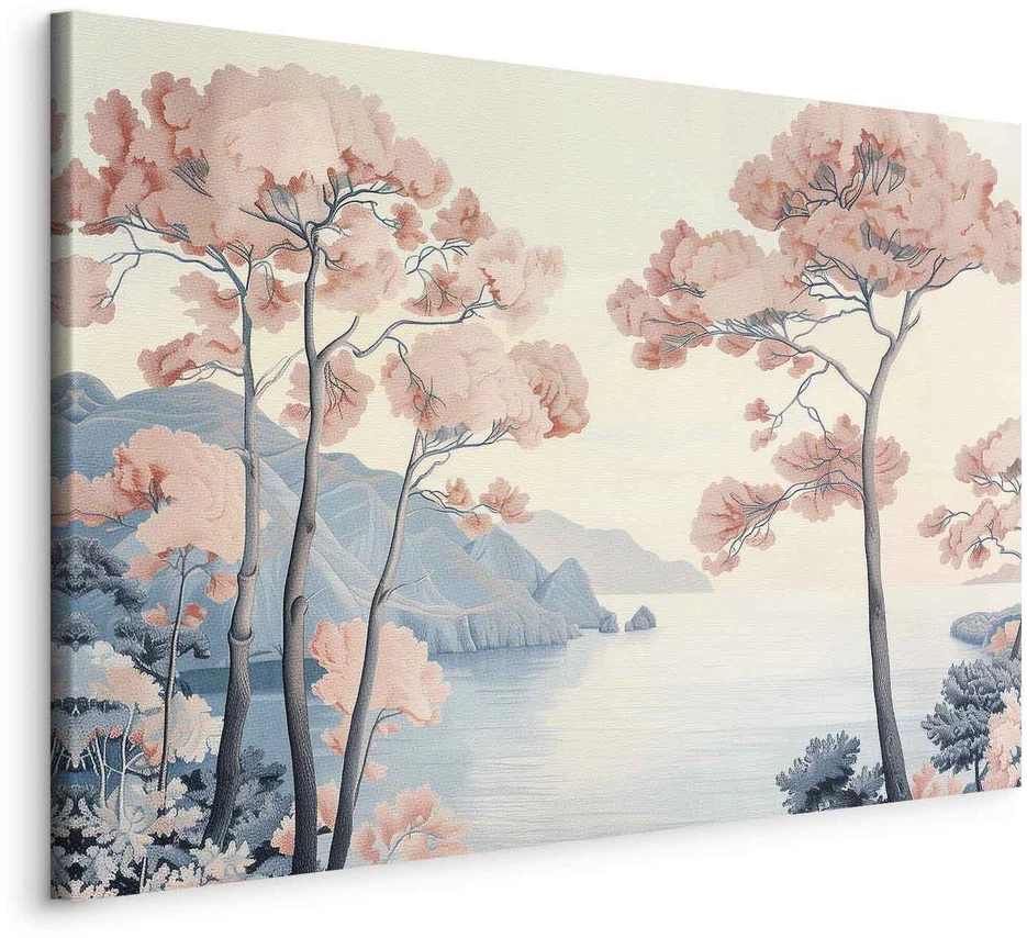 Paveikslas Uolėtas vandenyno krantas