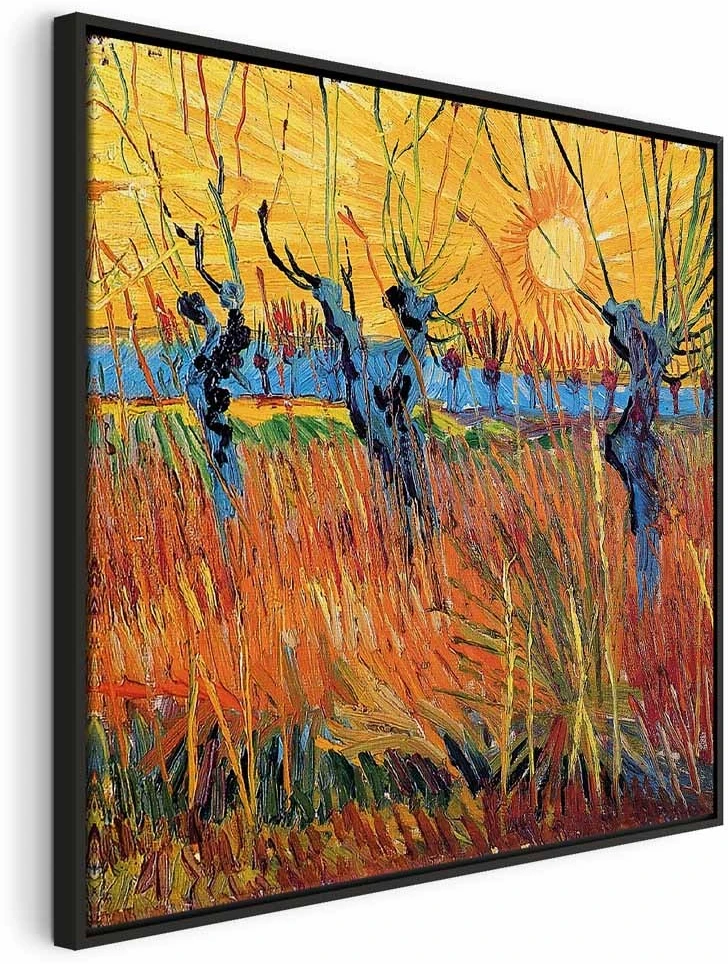 Paveikslas Vincent van Gogh - Gluosniai saulėlydyje