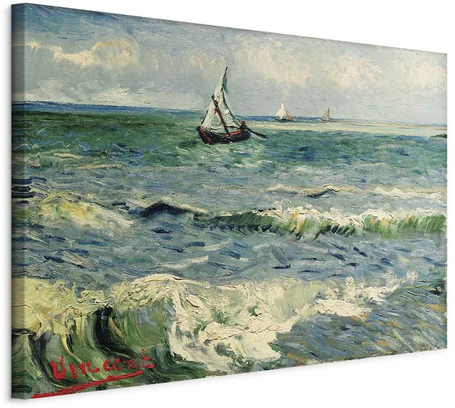 Paveikslas Vincent van Gogh - Jūros peizažas Sen Mari de la Mer