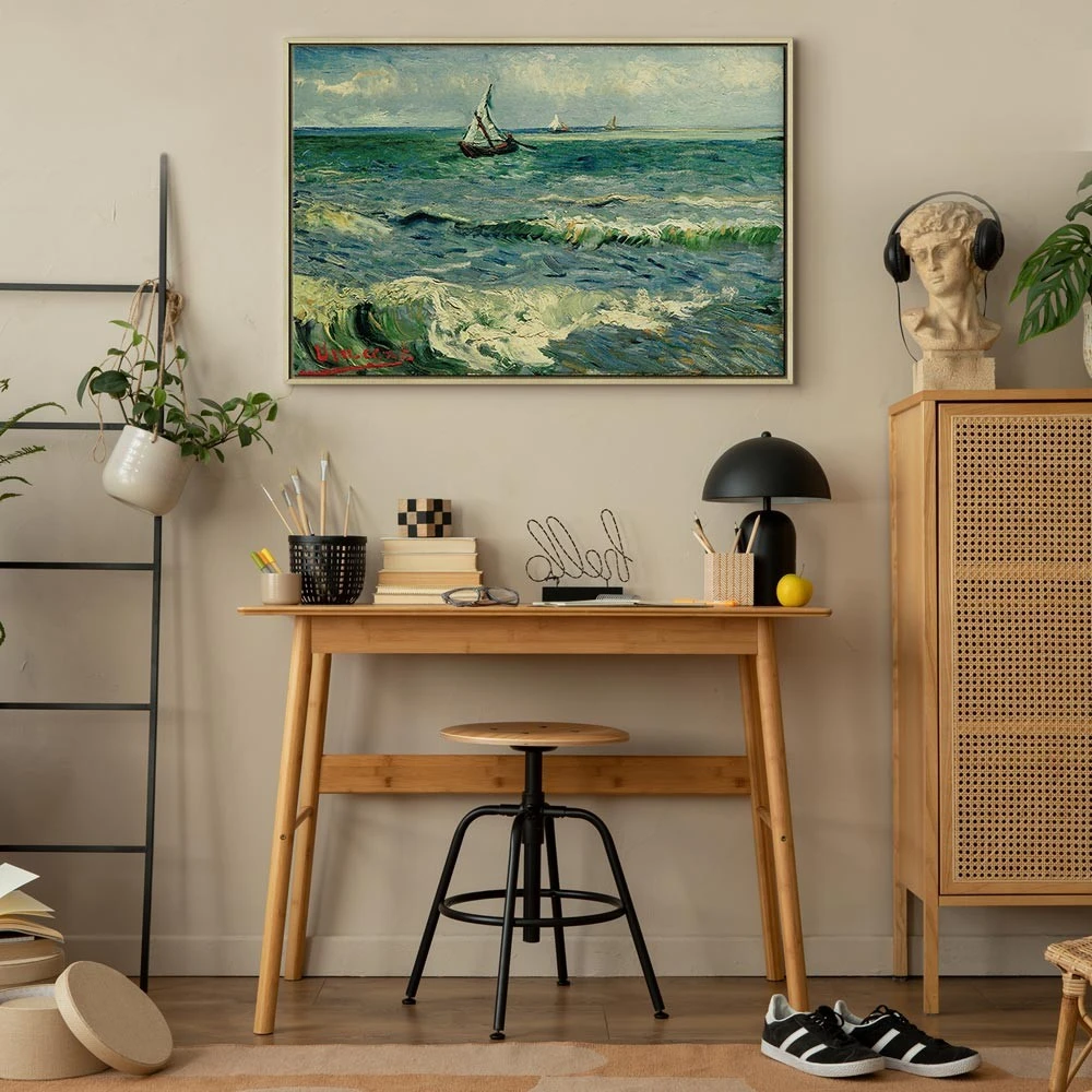 Paveikslas Vincent van Gogh - Jūros peizažas Sen Mari de la Mer