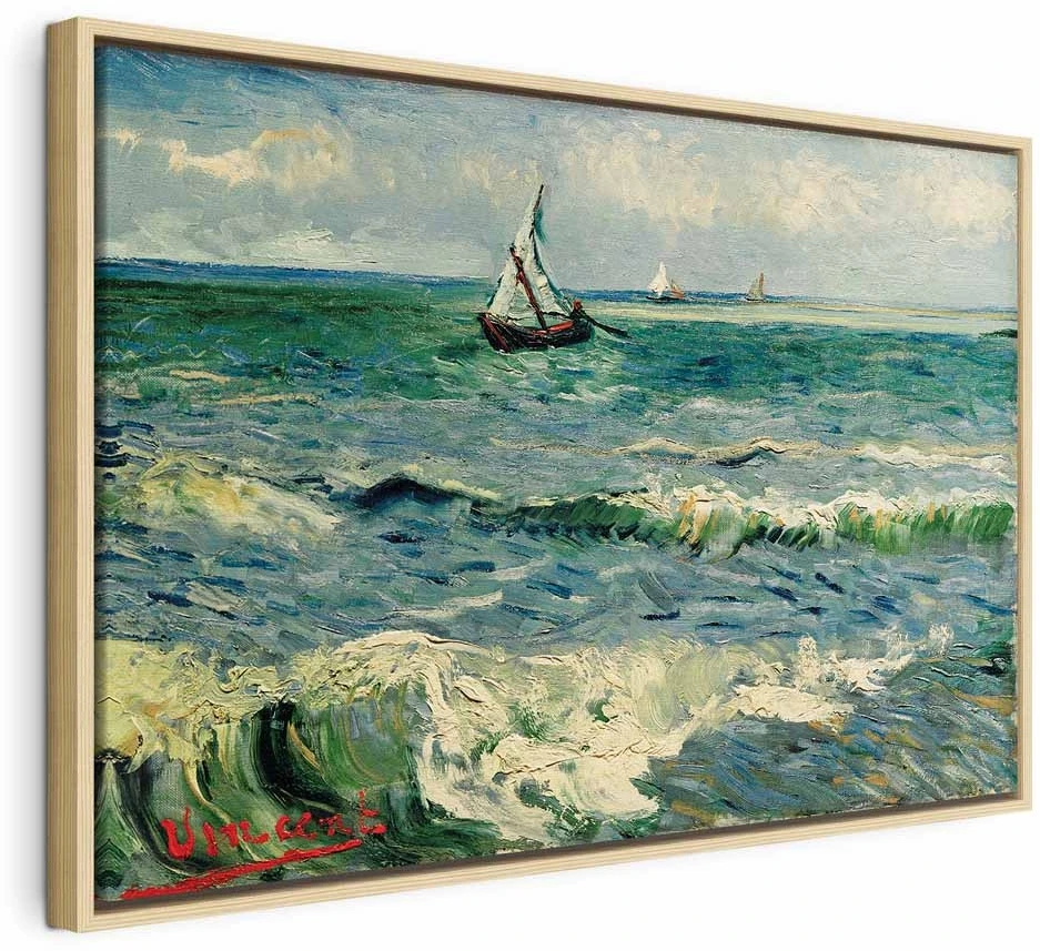 Paveikslas Vincent van Gogh - Jūros peizažas Sen Mari de la Mer