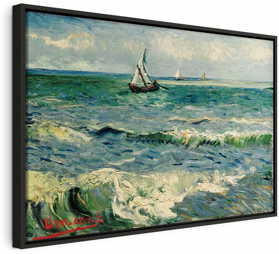 Paveikslas Vincent van Gogh - Jūros peizažas Sen Mari de la Mer