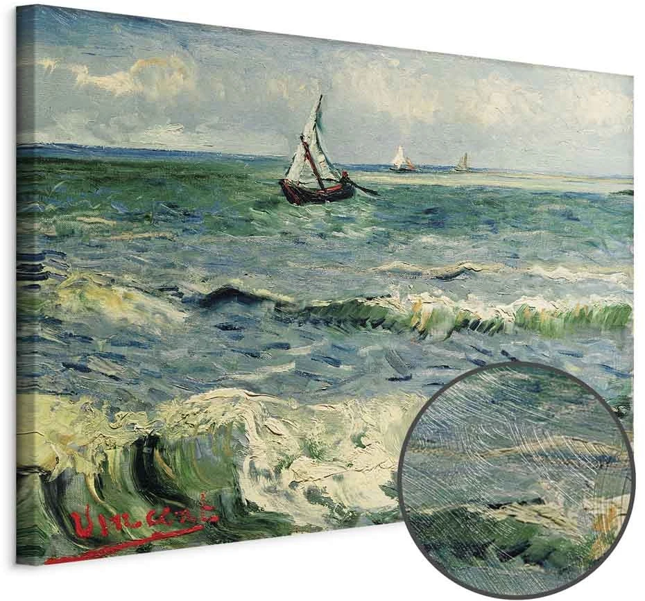 Paveikslas Vincent van Gogh - Jūros peizažas Sen Mari de la Mer