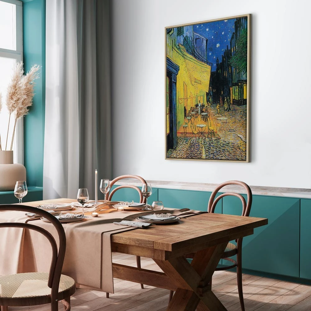 Paveikslas Vincent van Gogh - Kavinės terasa naktį