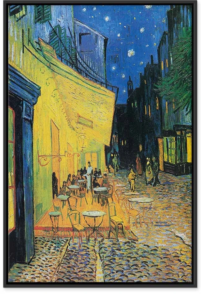 Paveikslas Vincent van Gogh - Kavinės terasa naktį