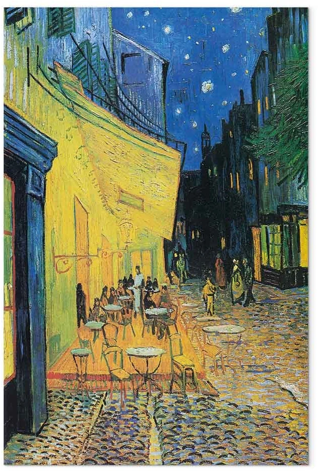Paveikslas Vincent van Gogh - Kavinės terasa naktį