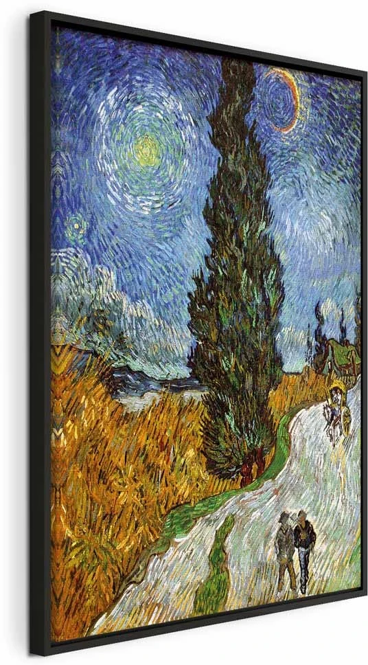 Paveikslas Vincent van Gogh - Kelias su kiparisu ir žvaigžde