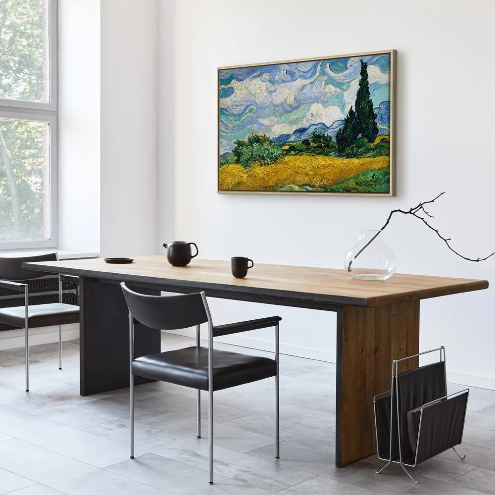 Paveikslas Vincent van Gogh - Kviečių laukas su kiparisais