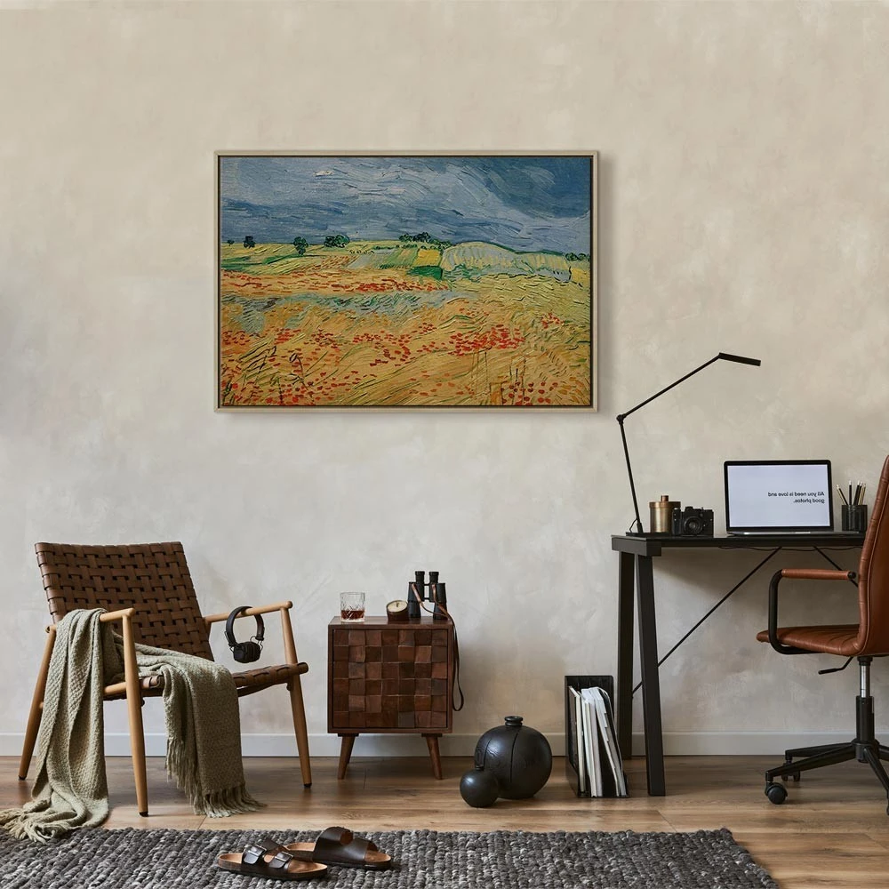 Paveikslas Vincent van Gogh - Laukai su aguonomis