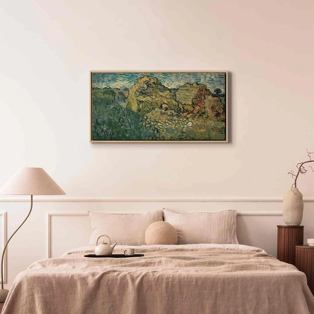 Paveikslas Vincent van Gogh - Laukas su javų pėdais