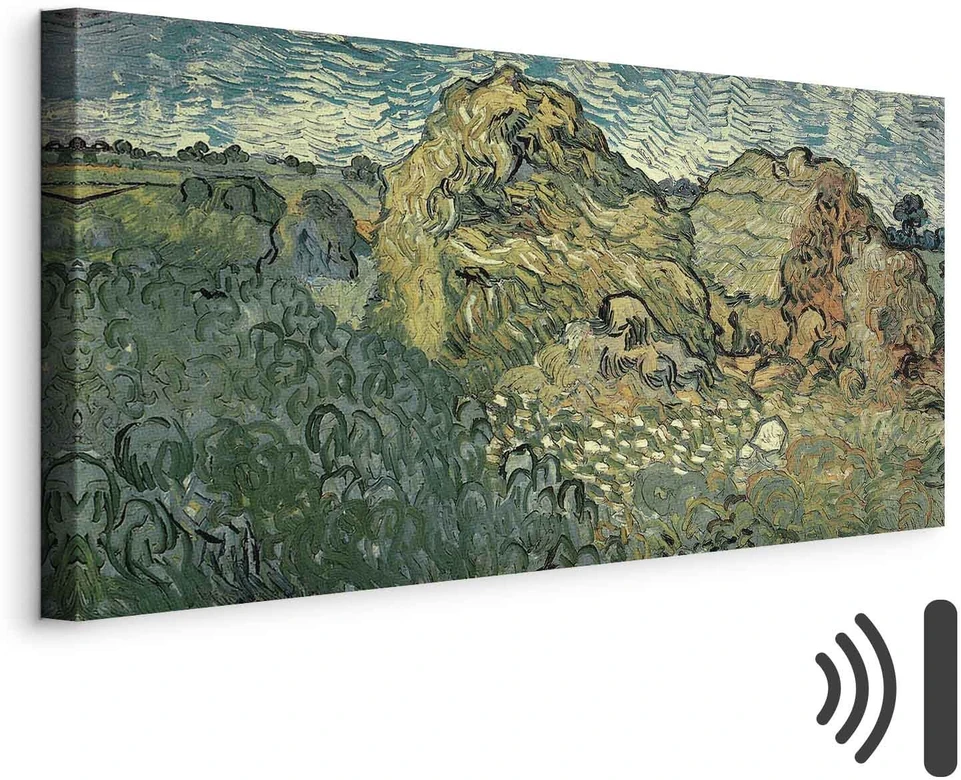 Paveikslas Vincent van Gogh - Laukas su javų pėdais