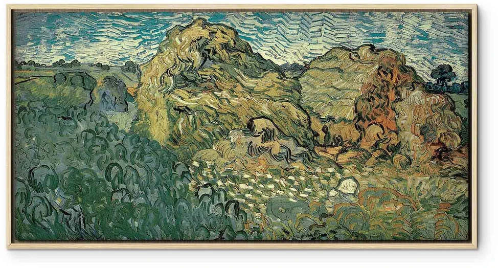 Paveikslas Vincent van Gogh - Laukas su javų pėdais
