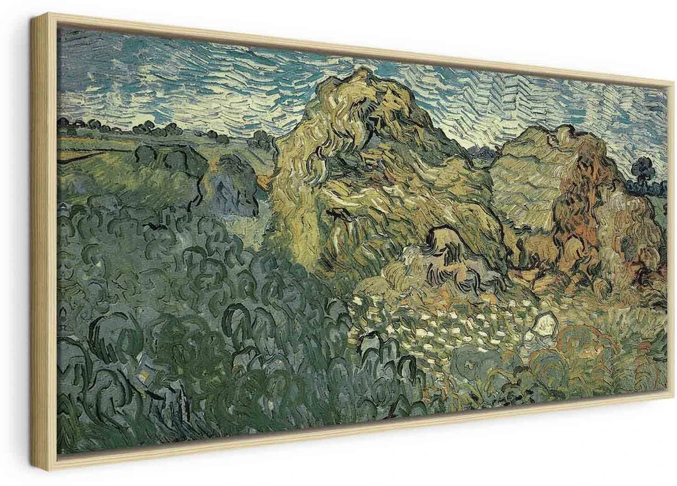 Paveikslas Vincent van Gogh - Laukas su javų pėdais