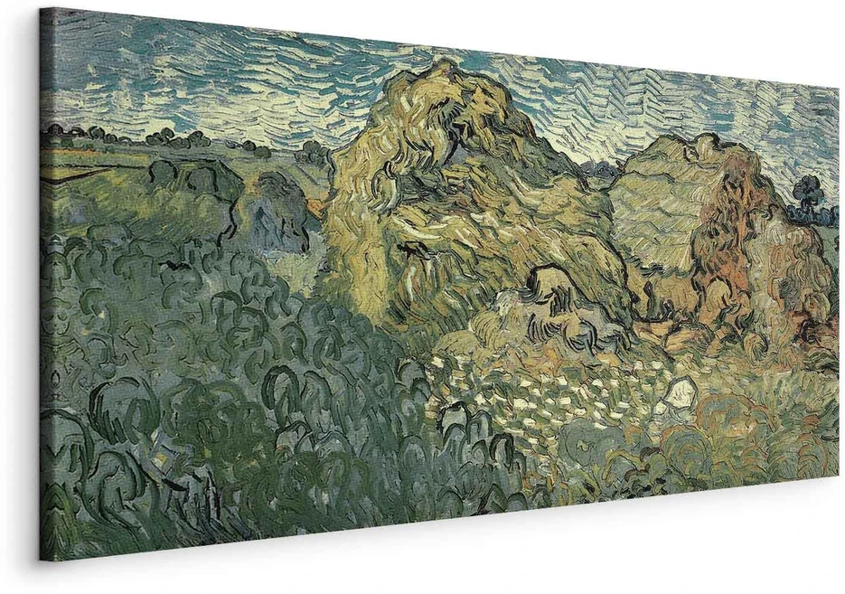 Paveikslas Vincent van Gogh - Laukas su javų pėdais