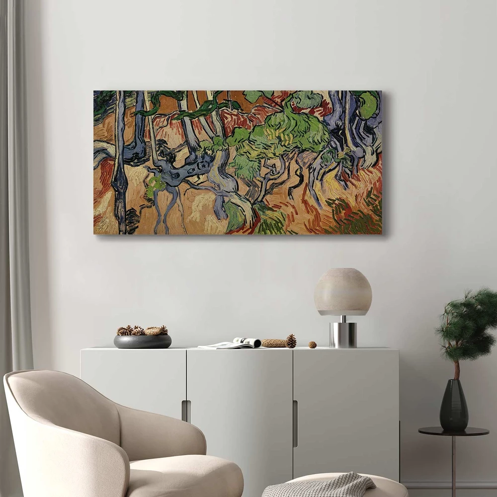 Paveikslas Vincent van Gogh - Medžių šaknys
