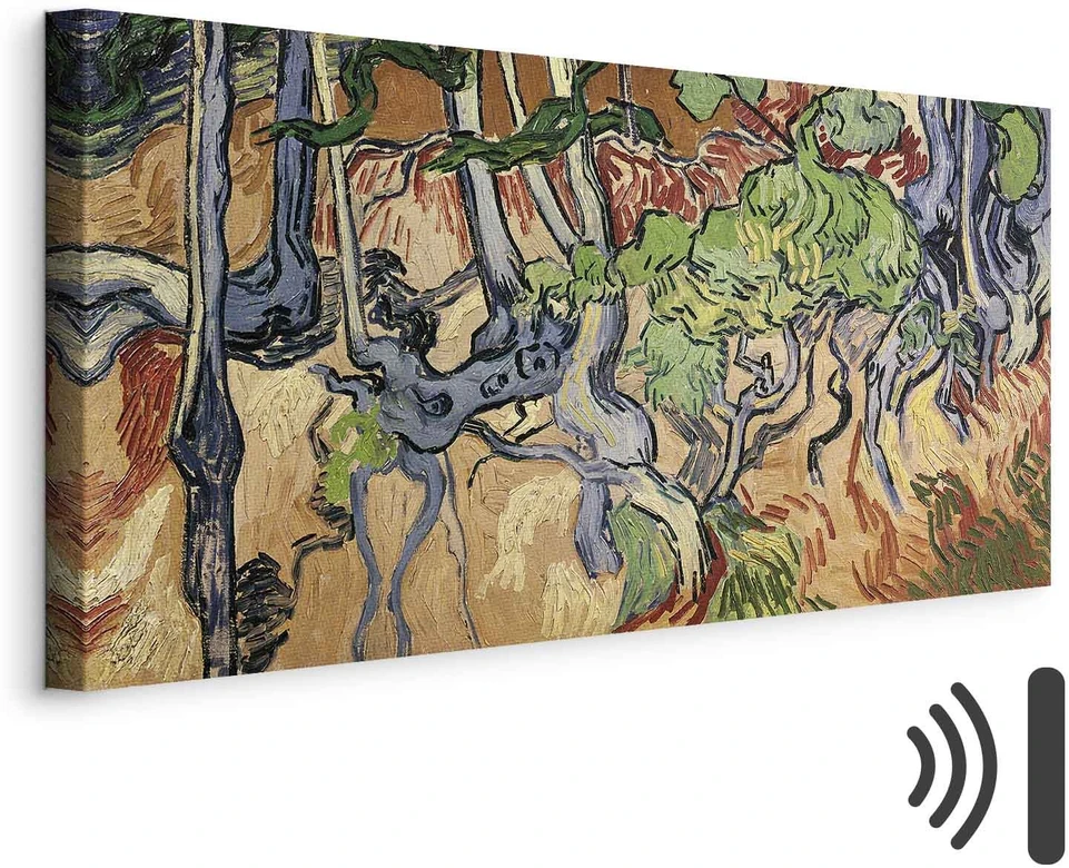 Paveikslas Vincent van Gogh - Medžių šaknys