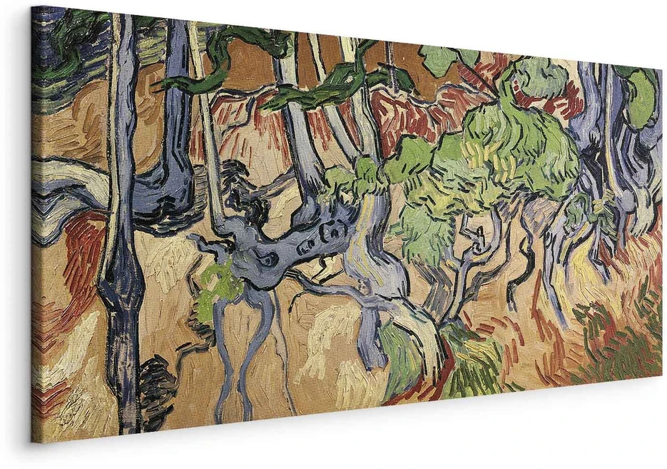 Paveikslas Vincent van Gogh - Medžių šaknys