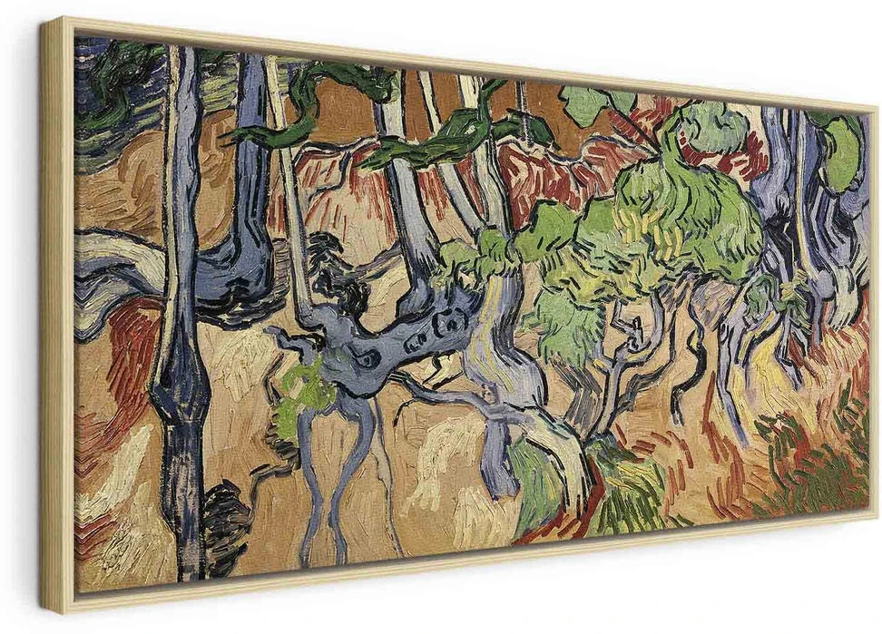 Paveikslas Vincent van Gogh - Medžių šaknys