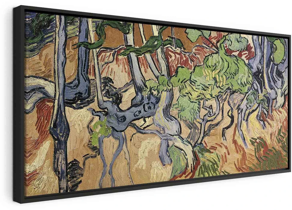 Paveikslas Vincent van Gogh - Medžių šaknys
