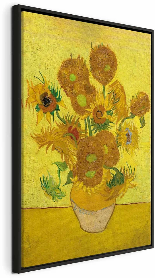 Paveikslas Vincent van Gogh - Natiurmortas. Vaza su penkiolika saulėgrąžų