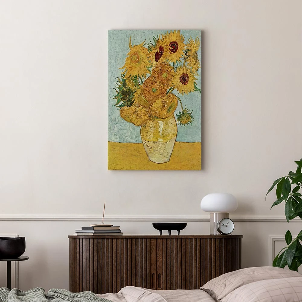 Paveikslas Vincent van Gogh - Natiurmortas su dvylika saulėgrąžų III