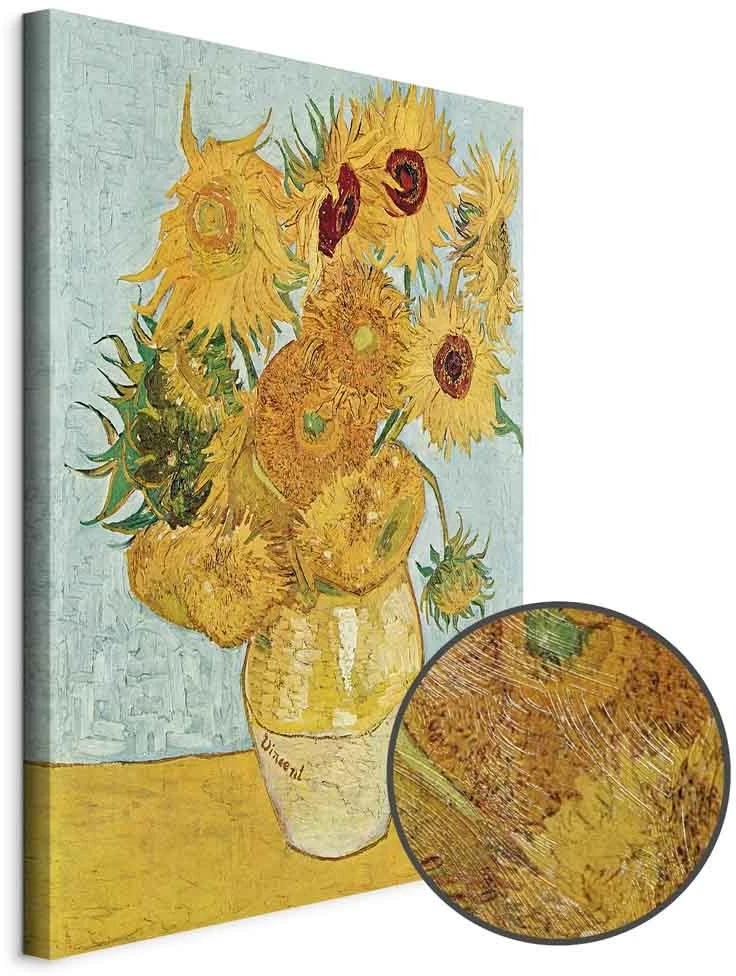 Paveikslas Vincent van Gogh - Natiurmortas su dvylika saulėgrąžų III