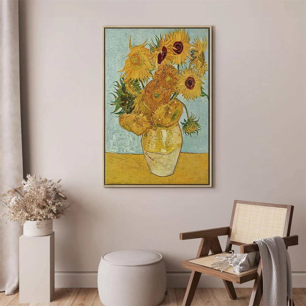 Paveikslas Vincent van Gogh - Natiurmortas su dvylika saulėgrąžų III