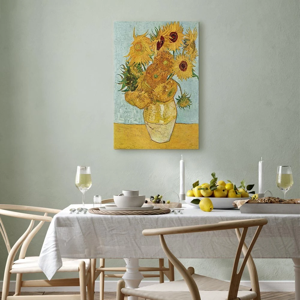 Paveikslas Vincent van Gogh - Natiurmortas su dvylika saulėgrąžų III
