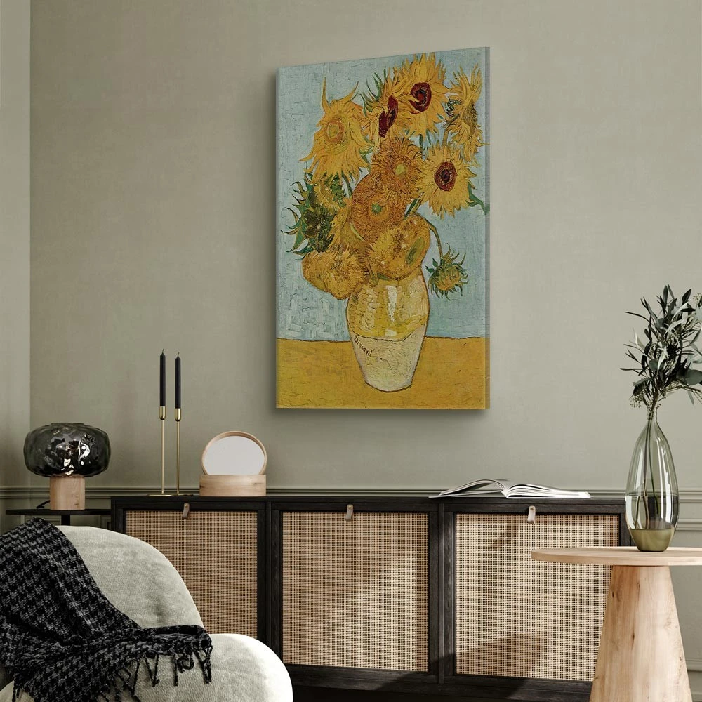 Paveikslas Vincent van Gogh - Natiurmortas su dvylika saulėgrąžų III