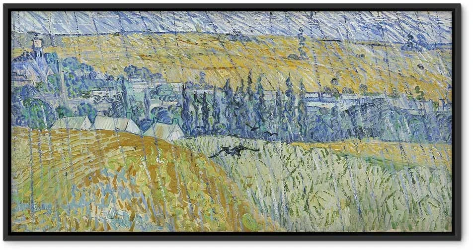 Paveikslas Vincent van Gogh - Overas lietuje