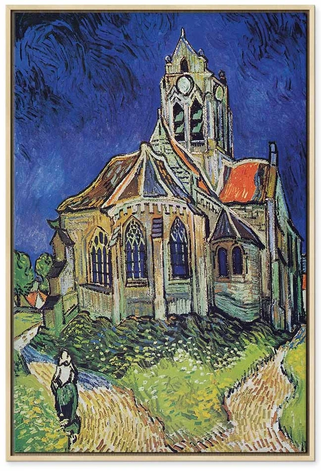 Paveikslas Vincent van Gogh - Overo bažnyčia