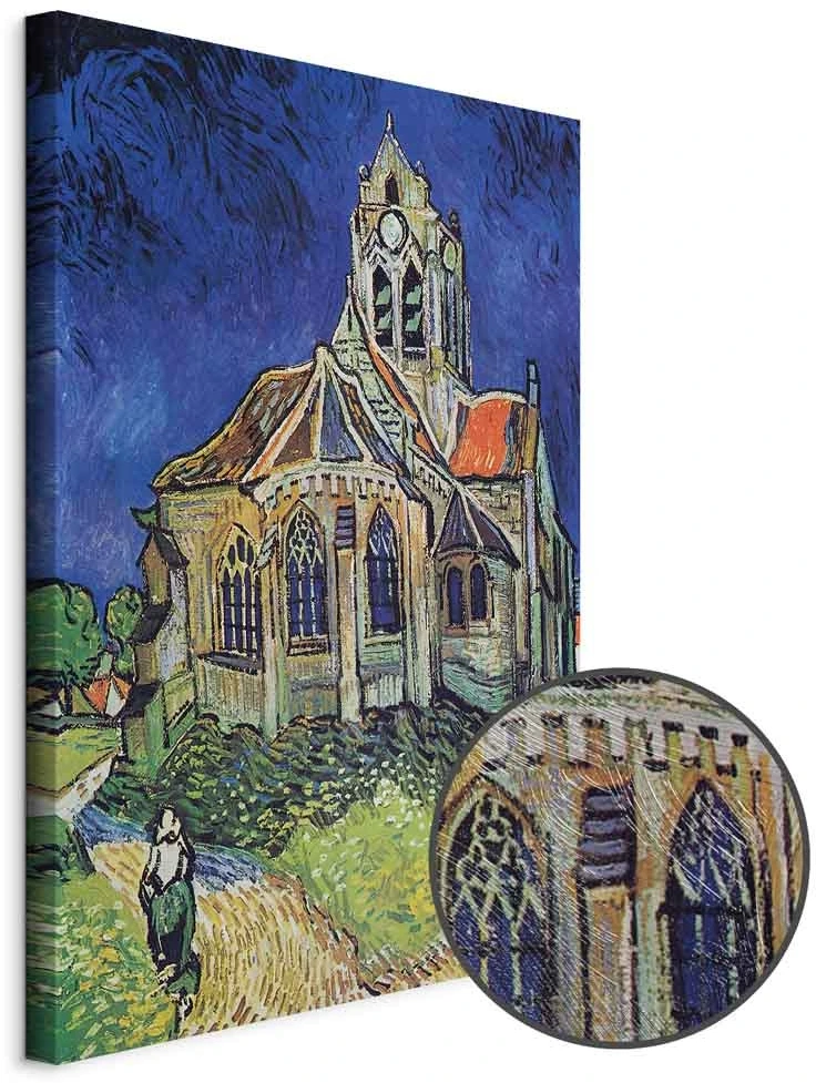 Paveikslas Vincent van Gogh - Overo bažnyčia