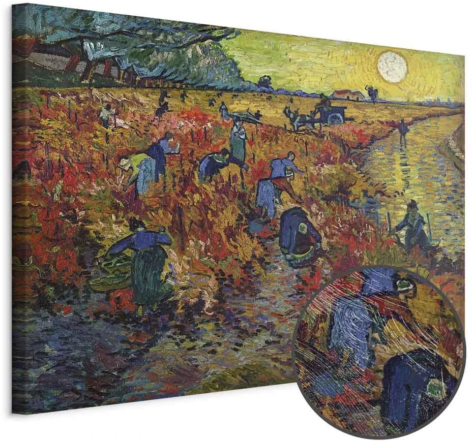 Paveikslas Vincent van Gogh - Raudonasis vynuogynas
