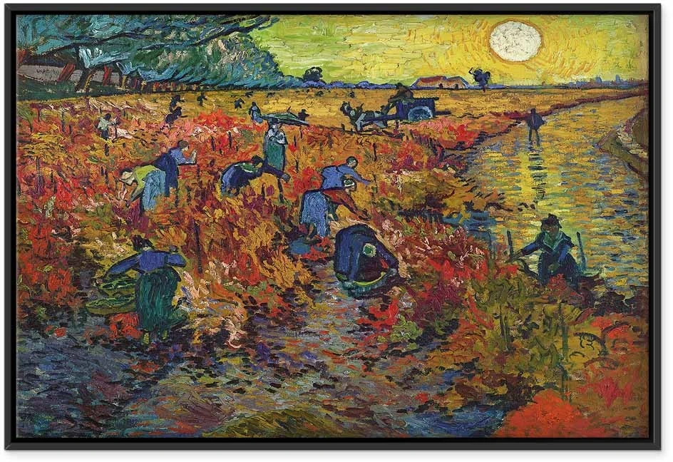 Paveikslas Vincent van Gogh - Raudonasis vynuogynas