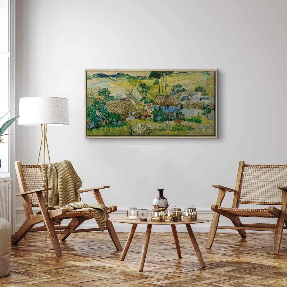 Paveikslas Vincent van Gogh - Ūkiai prie Overo